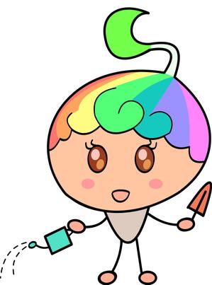 工藤　義隆 (kudou1)さんの虹と種をテーマにしたキャラクターデザインへの提案