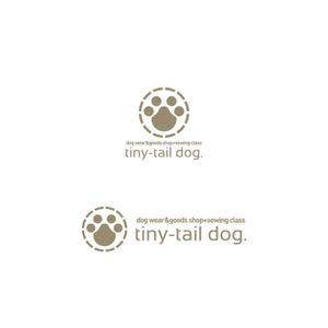 Yolozu (Yolozu)さんのハンドメイド犬服の販売 と犬服教室「tiny-tail dog.」のロゴ作成依頼への提案