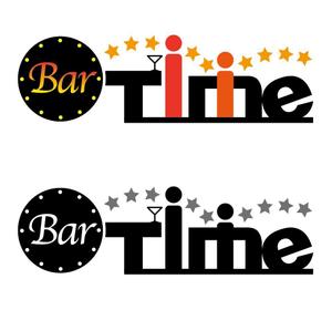 南和デザイン (nanwa)さんのBarの店名 Timeのロゴ作成依頼への提案