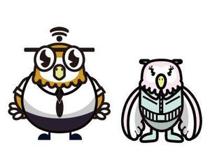 福耳 (Fukumimi)さんのふくろう（鳥）のキャラクターデザインへの提案