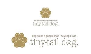 株式会社イーネットビズ (e-nets)さんのハンドメイド犬服の販売 と犬服教室「tiny-tail dog.」のロゴ作成依頼への提案