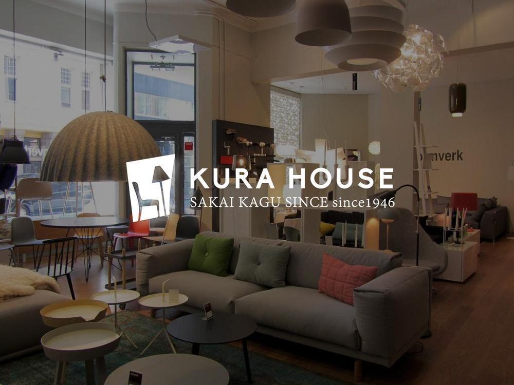 家具・インテリアのお店　「KURA　HOUSE」のロゴ