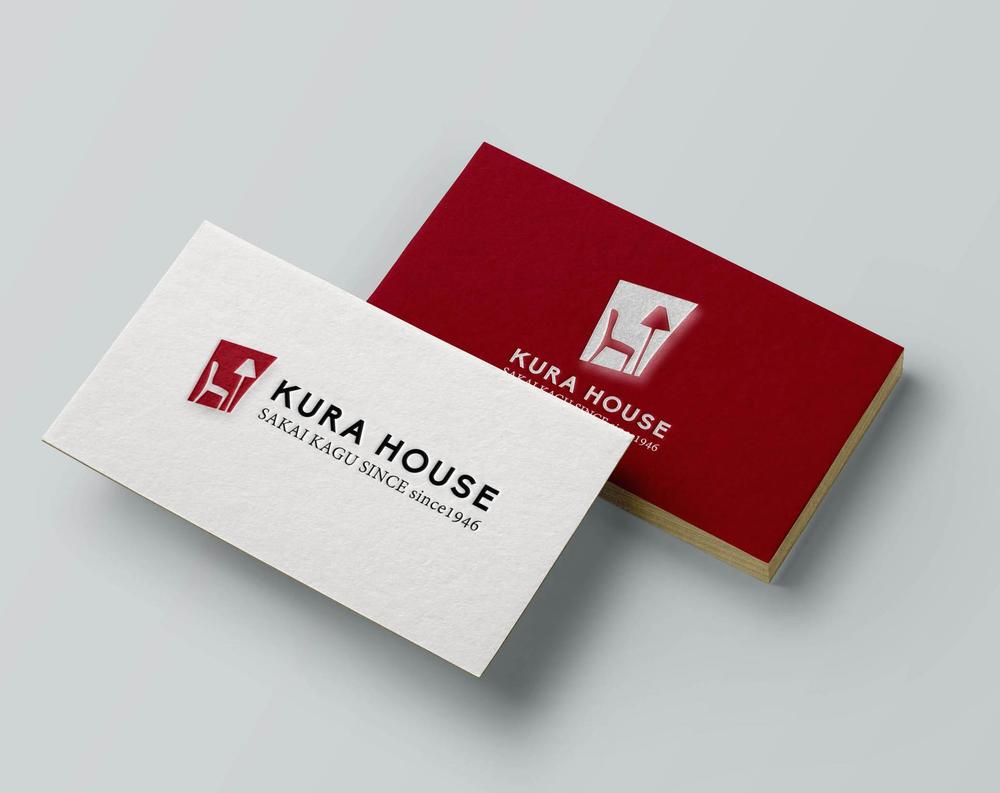 家具・インテリアのお店　「KURA　HOUSE」のロゴ