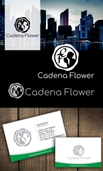 ark-media (ark-media)さんのフラワーアレンジメント教室．物販 「Cadena Flower」 のロゴへの提案