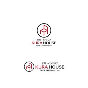 Yolozu (Yolozu)さんの家具・インテリアのお店　「KURA　HOUSE」のロゴへの提案
