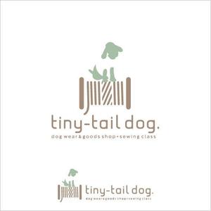 Galsia design (zeacocat86)さんのハンドメイド犬服の販売 と犬服教室「tiny-tail dog.」のロゴ作成依頼への提案
