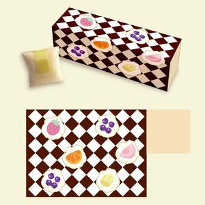 8wancoさんのスイーツ用箱パッケージデザインへの提案