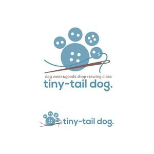 植村 晃子 (pepper13)さんのハンドメイド犬服の販売 と犬服教室「tiny-tail dog.」のロゴ作成依頼への提案