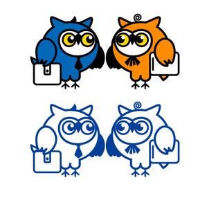 MOOF Studio (MOOF_Studio)さんのふくろう（鳥）のキャラクターデザインへの提案