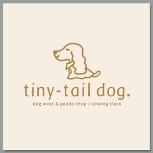 slash (slash_miyamoto)さんのハンドメイド犬服の販売 と犬服教室「tiny-tail dog.」のロゴ作成依頼への提案