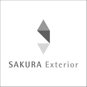 h_k_a (h_k_a)さんの建設業｢株式会社 桜創建｣及びｴｸｽﾃﾘｱ工事ｻﾌﾞﾈｰﾑ[SAKURA EXTERIOR]のロゴ,社文字への提案