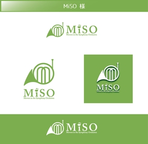 FISHERMAN (FISHERMAN)さんのアマチュアオーケストラ団体「MiSO」のロゴへの提案