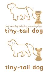 creative1 (AkihikoMiyamoto)さんのハンドメイド犬服の販売 と犬服教室「tiny-tail dog.」のロゴ作成依頼への提案