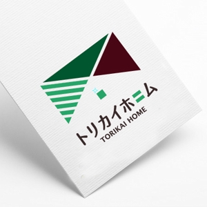 RIKdesign (rikdesign)さんの佐賀県三養基郡基山町の住宅会社「トリカイホーム」のロゴ作成への提案