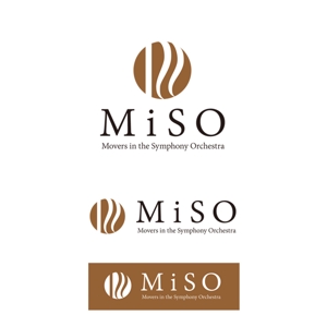  K-digitals (K-digitals)さんのアマチュアオーケストラ団体「MiSO」のロゴへの提案
