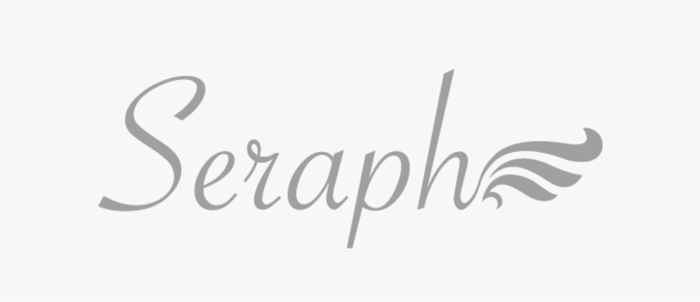 「seraph」のロゴ作成
