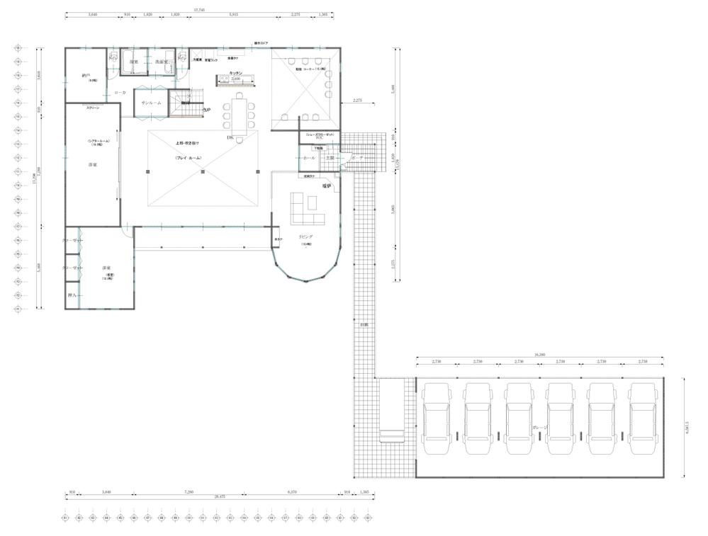 家の新築の外観デザイン案募集・外観パース図　デザインイメージ概略有