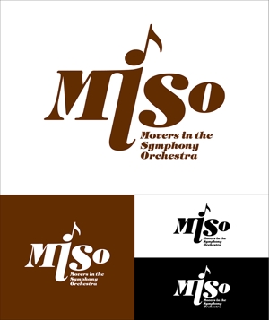 Kojima_Design ()さんのアマチュアオーケストラ団体「MiSO」のロゴへの提案