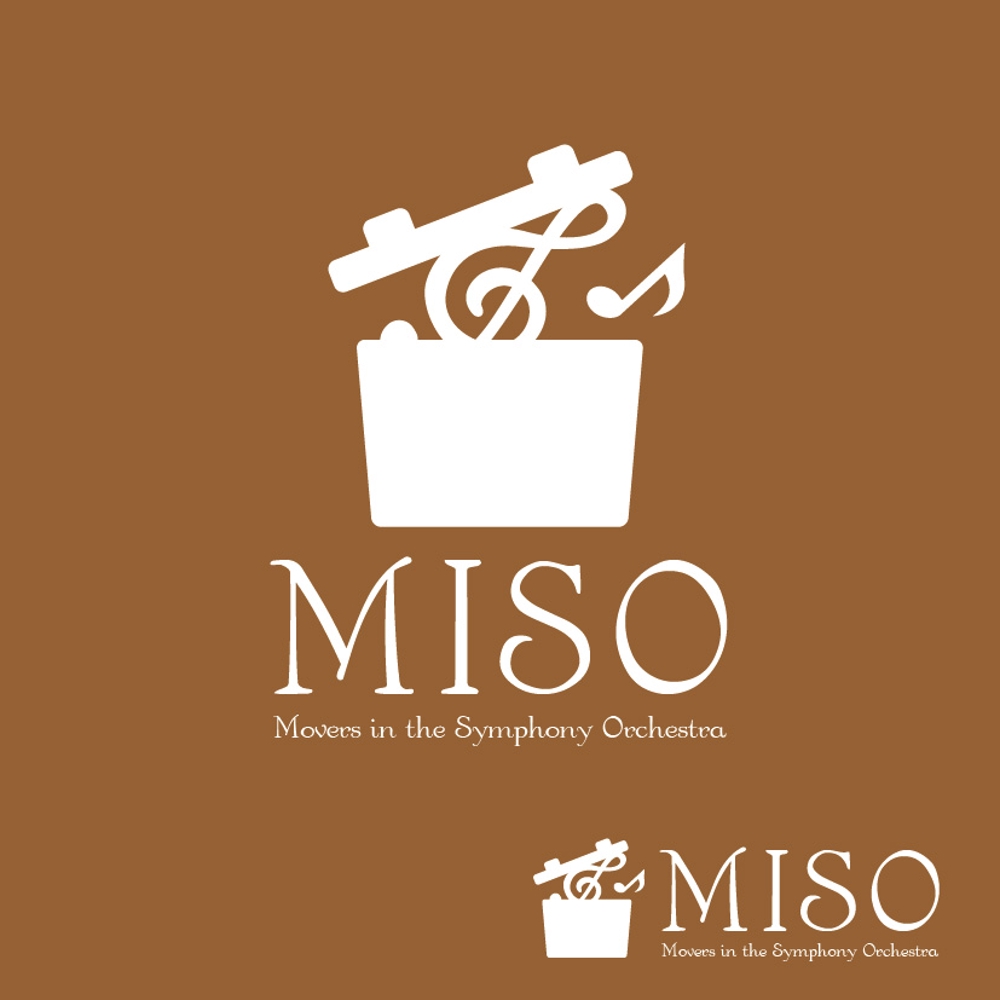 アマチュアオーケストラ団体「MiSO」のロゴ