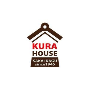 nocco_555 (nocco_555)さんの家具・インテリアのお店　「KURA　HOUSE」のロゴへの提案