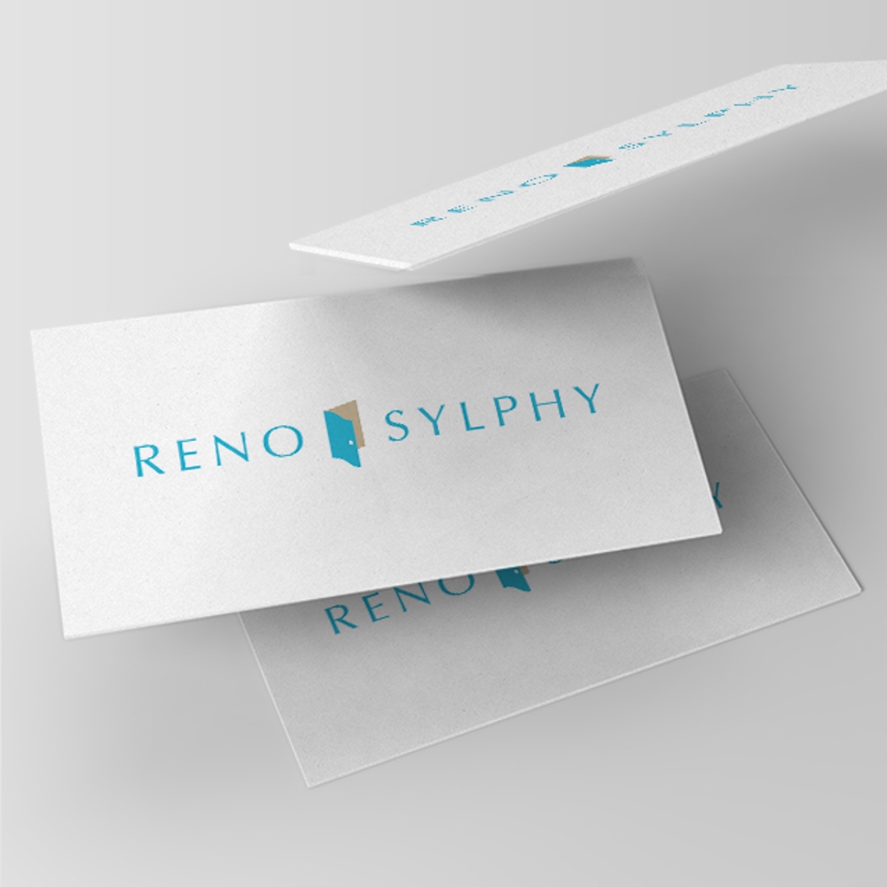 注文住宅会社の中古マンションリノベーションブランド「RENO　SYLPHY」のロゴ