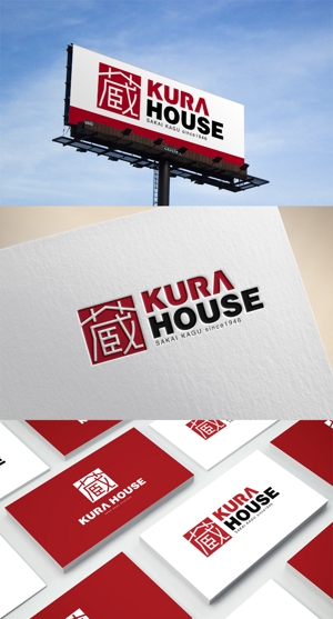 sasakid (sasakid)さんの家具・インテリアのお店　「KURA　HOUSE」のロゴへの提案