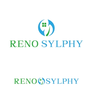 ente_001さんの注文住宅会社の中古マンションリノベーションブランド「RENO　SYLPHY」のロゴへの提案