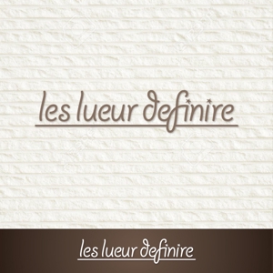 le_cheetah (le_cheetah)さんのプライベートアパレルブランド「les lueur definire」レリュールデフィニーレのロゴ、タグへの提案