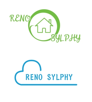 ぽんぽん (haruka322)さんの注文住宅会社の中古マンションリノベーションブランド「RENO　SYLPHY」のロゴへの提案
