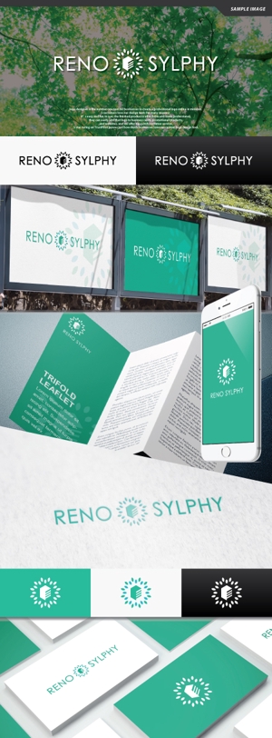 take5-design (take5-design)さんの注文住宅会社の中古マンションリノベーションブランド「RENO　SYLPHY」のロゴへの提案