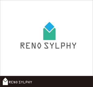 ccg7000さんの注文住宅会社の中古マンションリノベーションブランド「RENO　SYLPHY」のロゴへの提案
