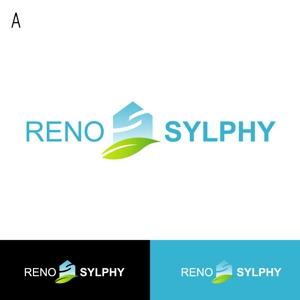 miru-design (miruku)さんの注文住宅会社の中古マンションリノベーションブランド「RENO　SYLPHY」のロゴへの提案