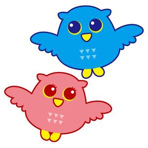 fukuda56 (uesinaritape0506)さんのふくろう（鳥）のキャラクターデザインへの提案