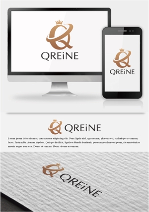 drkigawa (drkigawa)さんのエイジングケア専門店「QREiNE」のロゴへの提案