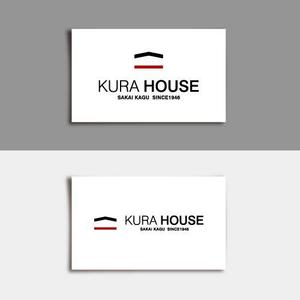カタチデザイン (katachidesign)さんの家具・インテリアのお店　「KURA　HOUSE」のロゴへの提案