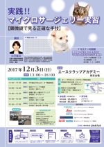 Fujie Masako (fujiema61)さんの獣医師向け実習セミナーのチラシ作成への提案