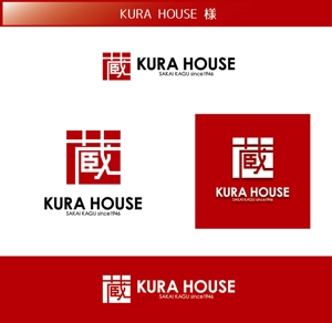 FISHERMAN (FISHERMAN)さんの家具・インテリアのお店　「KURA　HOUSE」のロゴへの提案