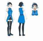 墨ノ川 (empty25)さんの【キャラデザ急募！】世界に響く女性キャラクターのデザインを募集！！！への提案