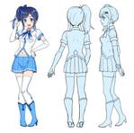 tashiro (TASHIRO651)さんの【キャラデザ急募！】世界に響く女性キャラクターのデザインを募集！！！への提案