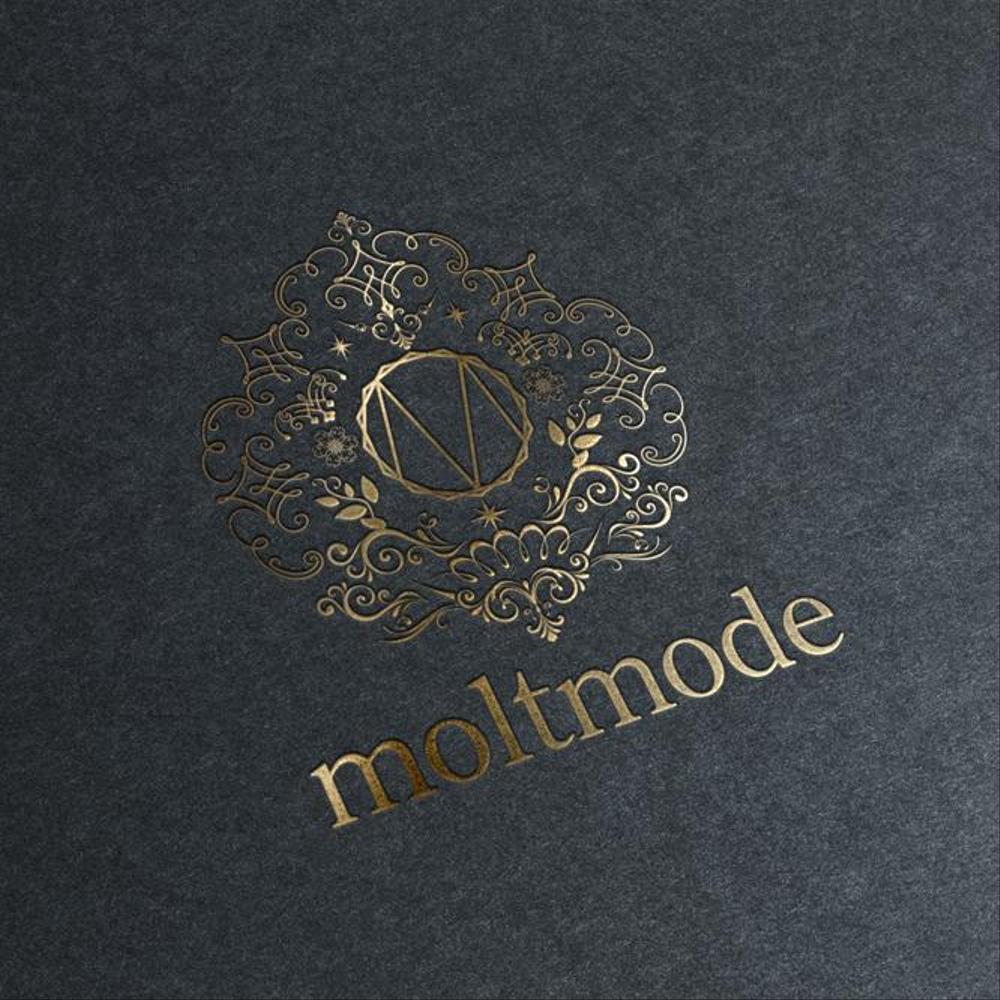 ネイル、マツエクサロン『moltmode』のロゴ