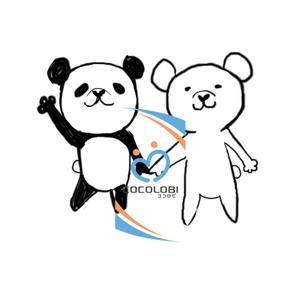 鈴木仁美 (eyene_sterne)さんの精神障害者専門の就労移行支援所「COCOLOBI（ココロビ）」-（パンダorクマ）のキャラクターデザインへの提案