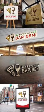 rochas (rochas)さんのイタリアンバル「バルベニ」の飲食店店舗ロゴ依頼への提案