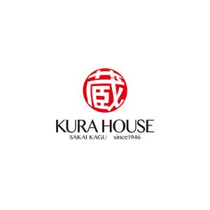 artblue (artblue)さんの家具・インテリアのお店　「KURA　HOUSE」のロゴへの提案