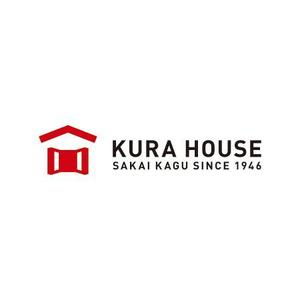 alne-cat (alne-cat)さんの家具・インテリアのお店　「KURA　HOUSE」のロゴへの提案