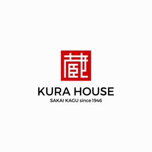 designdesign (designdesign)さんの家具・インテリアのお店　「KURA　HOUSE」のロゴへの提案