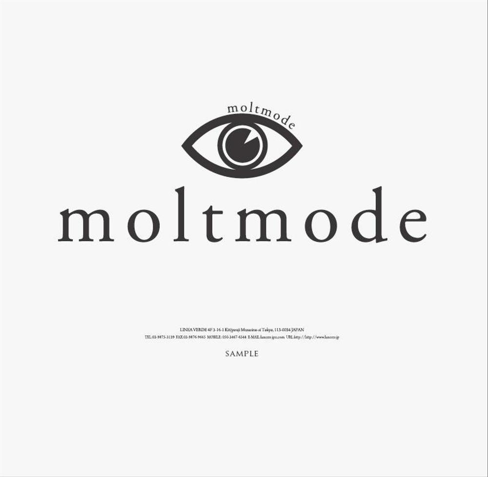 ネイル、マツエクサロン『moltmode』のロゴ