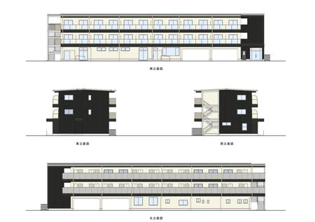 夢創デザイン (musodesign)さんの新築するデイサービス併用賃貸住宅の外装デザイン募集への提案