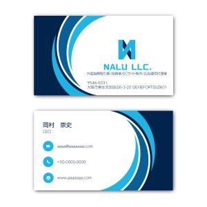 ideal (ideal116)さんのNALU LLC.　名刺デザインへの提案