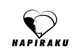 リオングラフィカ (shibazakura)さんのウェディングペーパーアイテム販売サイト「HAPIRAKU」のロゴへの提案