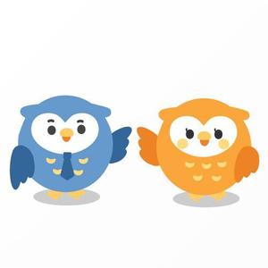 Jelly (Jelly)さんのふくろう（鳥）のキャラクターデザインへの提案